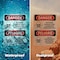 Signmission Pesticide Storage Area Bilingual Danger Sign, Plastic, 10in W x 14in L, 2PK OS-2PACK-DS-P-1014-VS-1524 - alternate 5